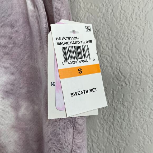 Hippie Rose Mauve Sand Tie Dye Drawstring Pull On Sweat Shorts Junior Small NWT - Picture 11 of 13